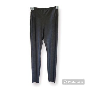 Maison d' Amelie High Rise Faux Leather Leggings Black sz Sm